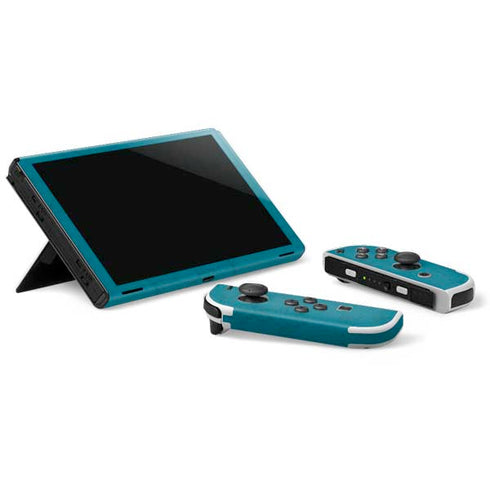 NBA Charlotte Hornets Distressed Nintendo Switch OLED (2021) Skin
